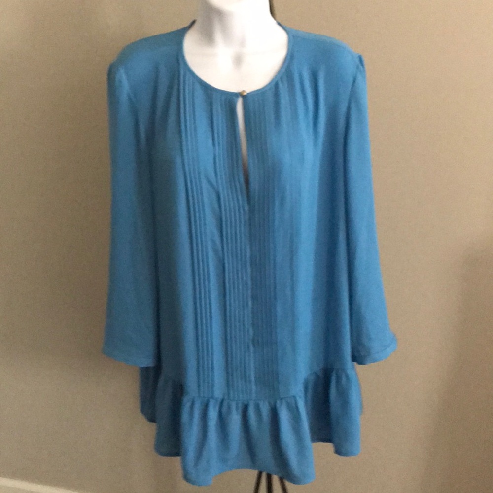 Banana Republic Size L, blue blouse